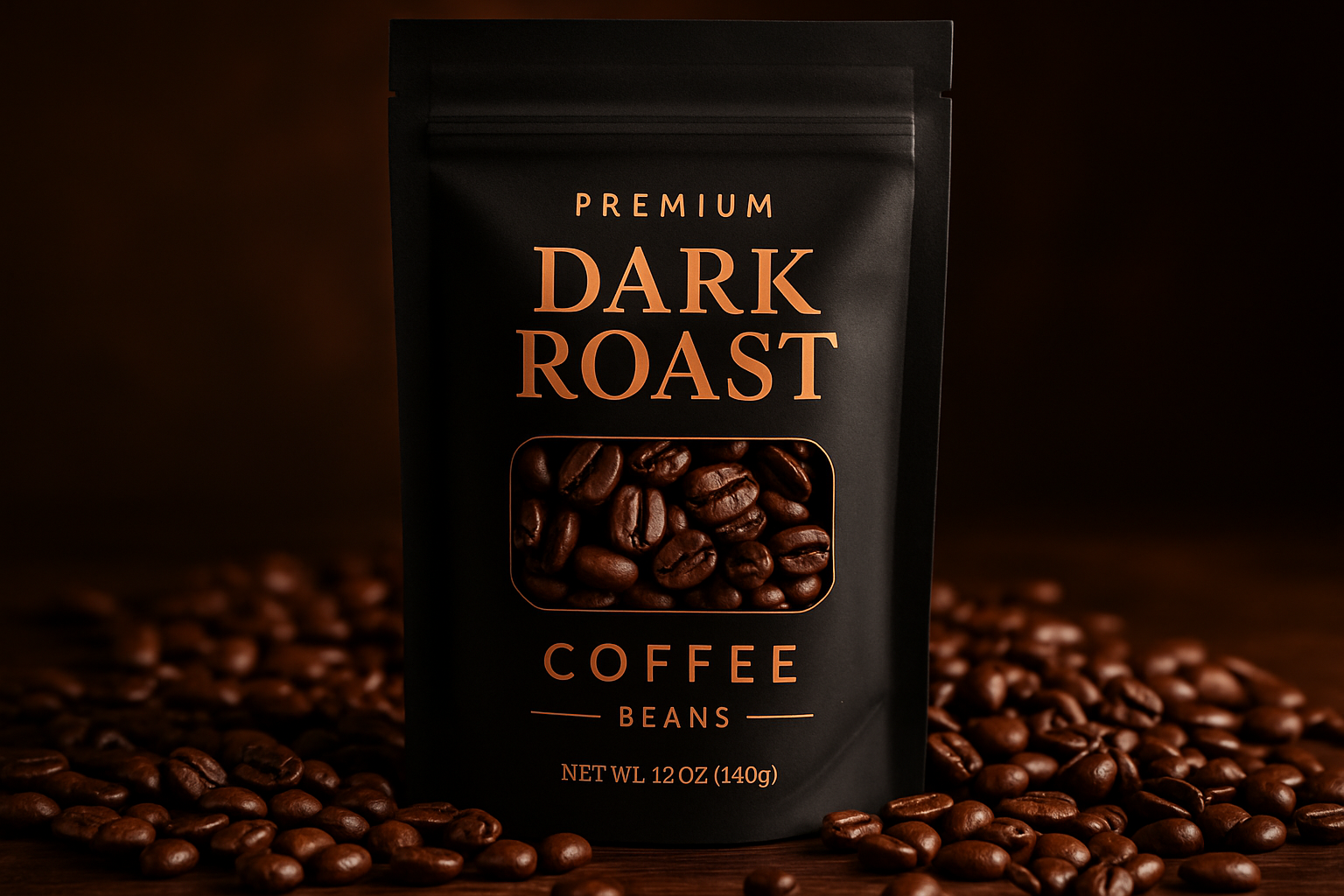 Dark Roast Coffee Beans package