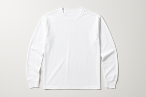 Long sleeve white t shirt