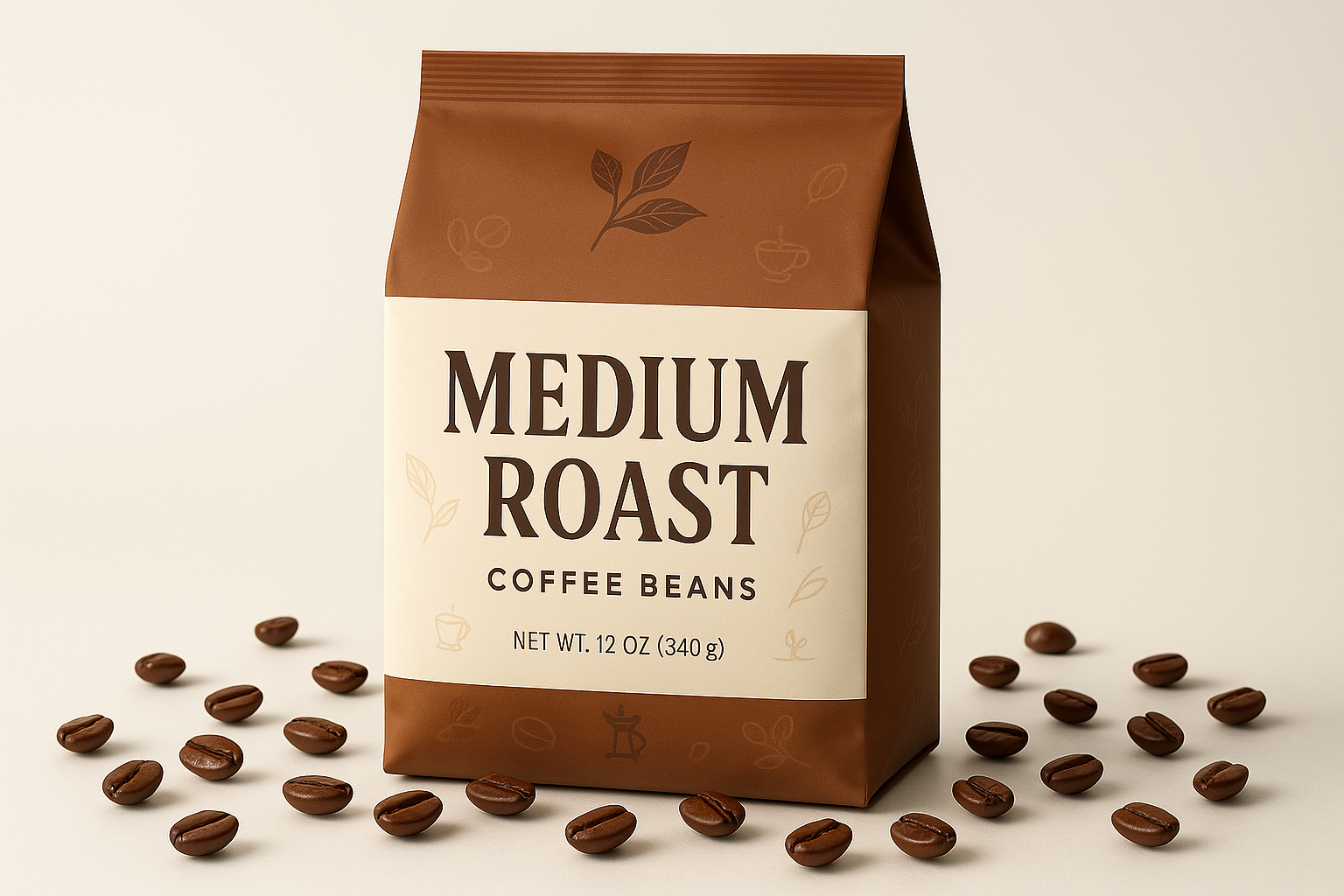 Medium Roast Coffee Beans package