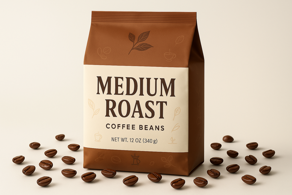 Medium Roast Coffee Beans package