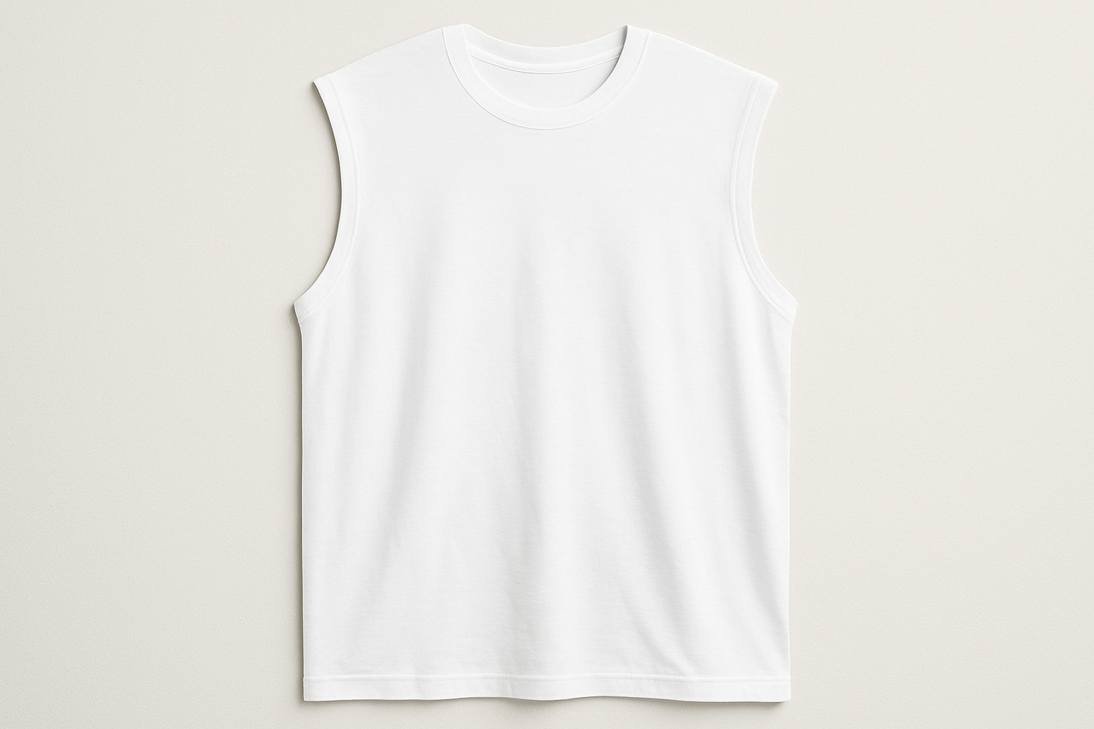 Muscle t shirt white