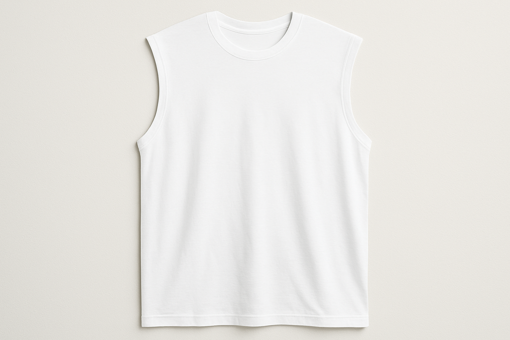 Muscle t shirt white